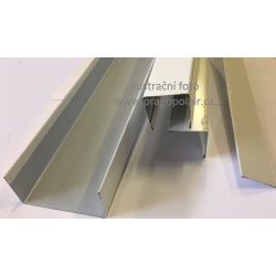 Lišta U / 030x100x030 / 2,0 m